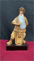 Vintage Chinese Wooden Hand Carved Statue