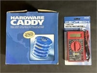 Hardware Caddy, 7 Function Digital Multimeter