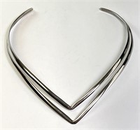 Vintage Sterling Collar Necklace 26 Grams