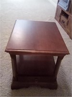 Small Wooden Rectangular Accent Table