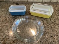 Vintage Pyrex Refrigerator Dishes Primary and Pie