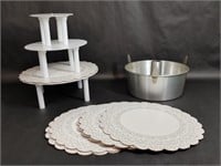 Two Tiered Cupcake Stand, Angel Cake Pan & More