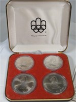 '76 OLYMPICS SILVER COIN SET