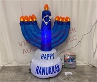 Happy Hanukkah 3.5 Ft Airblown Inflatable - Works