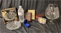 Crystal Ashtray, Costume Ring, Wallet, & More!!!
