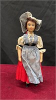 Vintage Plastic Victorian Servant Maid Doll
