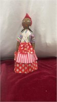 13” Vintage African American Cloth Doll