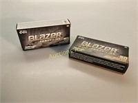 2 New Boxes 9mm 115gr Blazer Ammo CCi