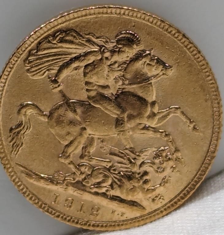 1912 GOLD SOVEREIGN
