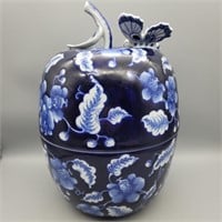 BOMBAY CHINOISERIE LARGE APPLE W BUTTERFLY JINGER
