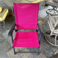 (1) Pink Folding Chair