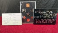 1971 Great Britain and Nothern Ireland Coin Set