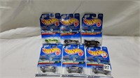 6 new sealed hotwheels