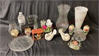 Vintage Vases, Candleholders & Home Decor