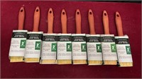 Lot of 8 Synthetic Paint Brushes 2”