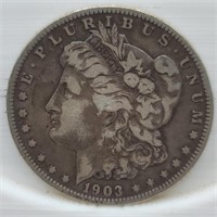 1903-P Morgan Silver Dollar - F