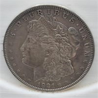 1921-P Morgan Silver Dollar - AU