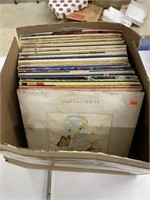 Group of Mixed Record Albums