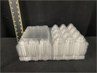 Group of New Plastic Egg Crates