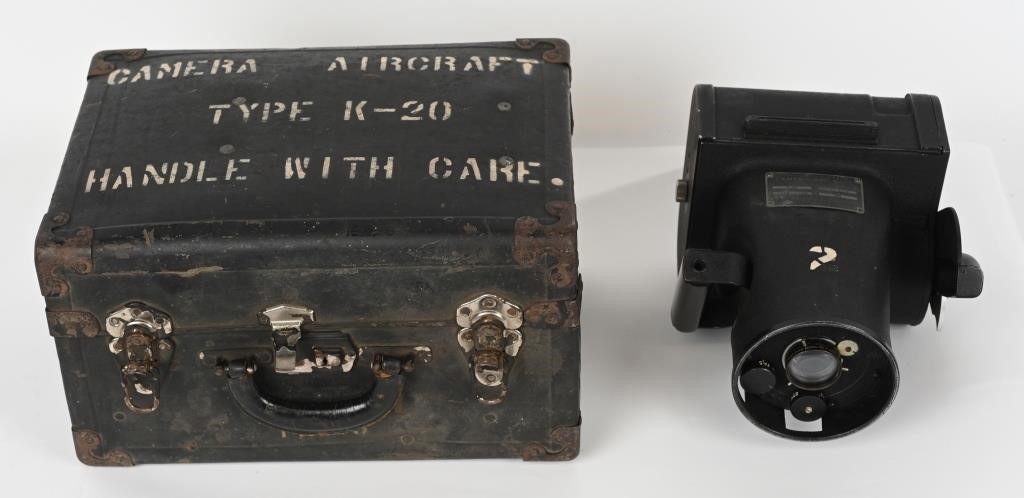 WWII US ARMY & US NAVY AIRCRAFT CAMERA K20 IN BOX