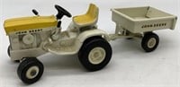 Ertl JD Yellow Patio Lawn & Garden Tractor & Cart