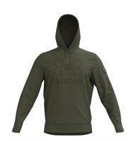 Under Armour Small Marine Od Green Emboss Hoodie