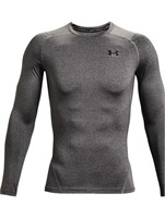 Under Armour 3x-large Carbon Heather Long Sleeve