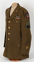 WWII US ARMY AIR CORPS 9TH AIR FORCE TUNIC BULLION