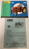 Bungartz T5 Tractor Brochure w/ Price List