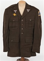 WWII US ARMY NON COMBATANT WAR AIDE UNIFORM WW2