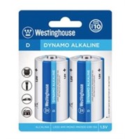 Energy Products Westinghouse D Alkaline - 2 Pack