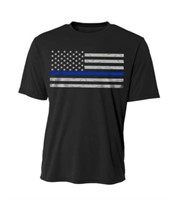 Thin Blue Line 2x-large Classic Polyester T-shirt