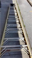 Werner aluminum folding ladder, 10 ft,