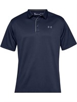 Under Armour Large Midnight Navy Tech Polo