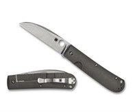 Spyderco Ctx Xhp Steel Swayback Folding Knife