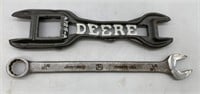 lot of 2 JD Wrenches, Cutout  Imp Wrench & Box