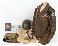 WWII NAMED 3rd INFANTRY DIVISION UNIFORM GROUPING