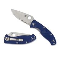 Spyderco Blue/silver Tenacious Folding Knife