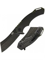 Bnb Knives Black Edc Cleaver Pocket Knife