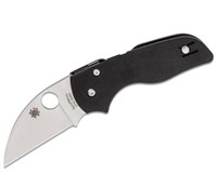 Spyderco Black Wharncliffe G10 Lil' Native Knife
