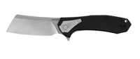 Kershaw Black Handle Cleaver Style Bracket Knife