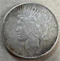 1923 PEACE silver dollar