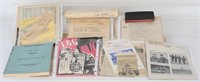 WWII US ARMY AIR CORPS EPHEMERA LOT 15TH AIR FORCE