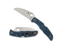 Spyderco Blue Wharncliffe Lightweight Endela Knife