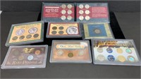 (7) Assorted US Cents & Nickels Sets includes (1)