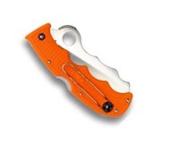 Spyderco Orange Lightweight Assist Folding Knife