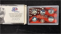 2005-S Silver State Quarters Proof Set
