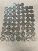 (60) Buffalo nickels