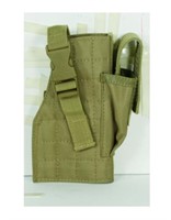 Voodoo Tactical Coyote Molle Holster W/ Mag Pouch