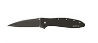 Kershaw Black/black Plain Leek Knife